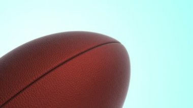 Amerikan futbolu için yavaş dönüş topu animasyonu, kusursuz döngü