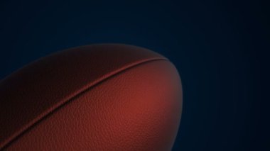 Amerikan futbolu için yavaş dönüş topu animasyonu, kusursuz döngü