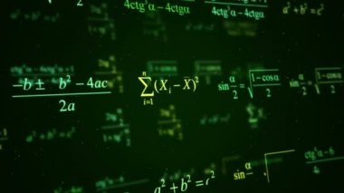 Soyut dijital ekranda programlamanın canlandırması, kusursuz döngü