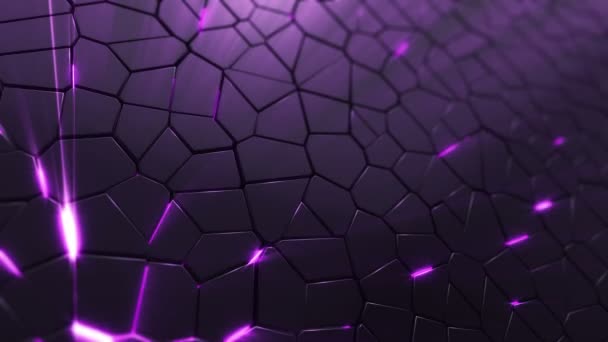 Moving of digital fractal geometrical surface — Stock Footage Moving Digital Fractal Geometrical Surface Video Clip