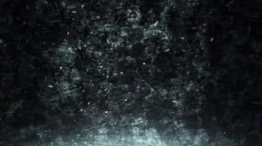 Yanan ateşin parlayan kıvılcımlarının canlandırılması yanan tahta tahtaların üzerinde uçması arka plan, kusursuz döngünün animasyonu  