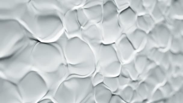 Abstract Background Animation White Ripples Organic Surface Animation Seamless Loop — Stock Video