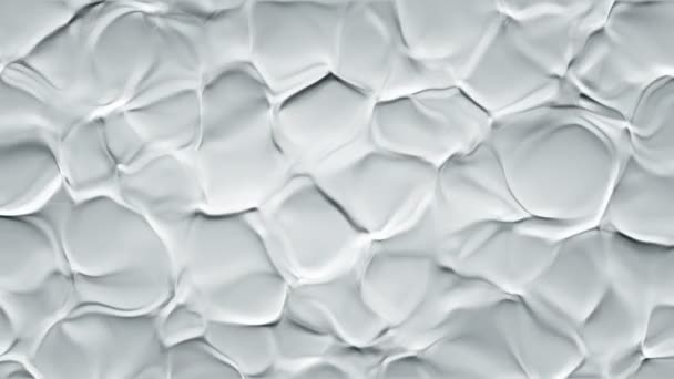 Abstract Background Animation White Ripples Organic Surface Animation Seamless Loop — Stock Video