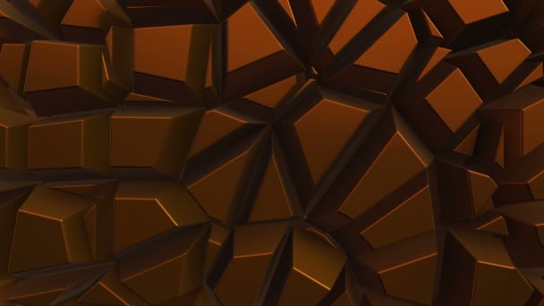 Moving Digital Fractal Geometrical Surface — Stock Video