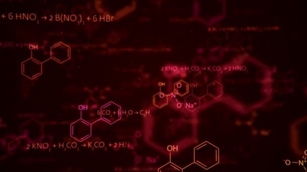 Bewegungskonzept Der Bewegten Wissenschaftlichen Forschung — Stockvideo