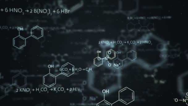 Concepto Movimiento Investigación Científica Movimiento — Vídeos de Stock