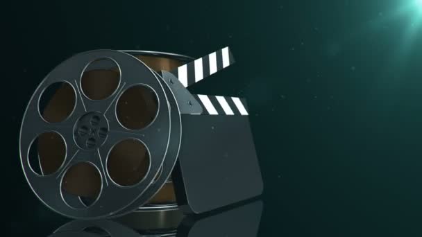 Concetto Movimento Del Filmato Cinematografico — Video Stock