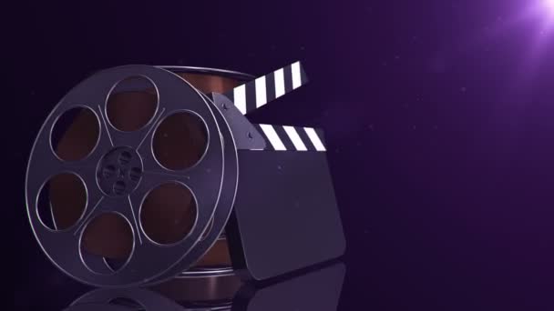Motion Concept Cinema Movie Footage — Stock Video