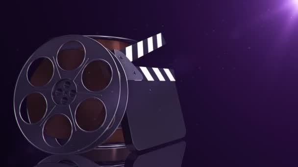 Concepto Movimiento Películas Cine — Vídeo de stock