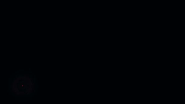 Анімація Червоних Блимаючих Лампочок Стіні Анімація Безшовної Петлі Концепція Сценічних — стокове відео
