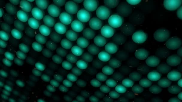 Fond Abstrait Avec Plancher Clignotant Lumières Led Turquoise Projecteurs Animation — Video