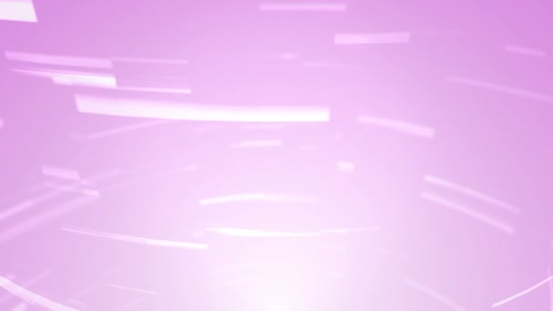 紫色の背景に縞模様や正方形からの速い流れのアニメーション シームレスなループ データ転送コンセプトのアニメーション — ストック動画