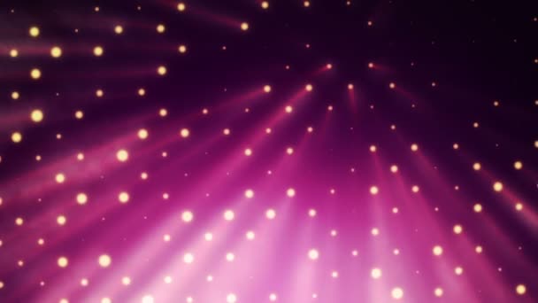 Αφηρημένο Φόντο Ροζ Τοίχο Από Λαμπτήρες Του Φωτός Προβολείς Των — Αρχείο Βίντεο
