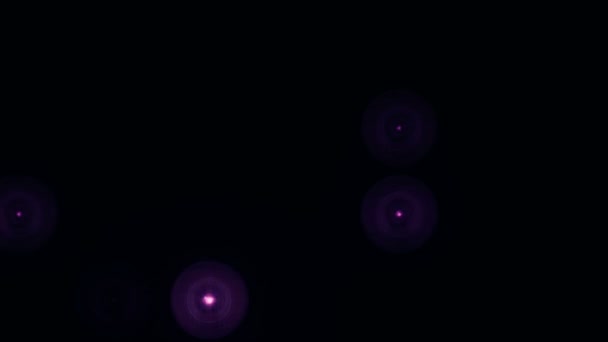 Animering Rosa Blinkande Glödlampor Led Vägg Animation Sömlös Loop Scen — Stockvideo