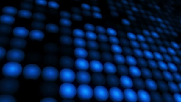 青色Led照明とプロジェクターからの点滅床の抽象的な背景 シームレスなループのアニメーション — ストック動画