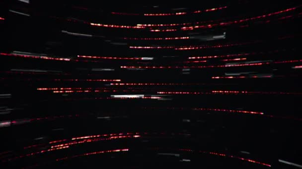 Siyah Zemin Üzerindeki Şeritlerden Karelerden Gelen Hızlı Akışın Animasyonu Kusursuz — Stok video