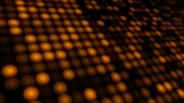 Turuncu ışık ve projektörlerin yanıp sönen zeminiyle soyut arkaplan, kusursuz döngü animasyonu    