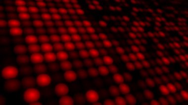 Kırmızı ışık ve projektörlerden yanıp sönen zemin ile soyut arkaplan, pürüzsüz döngünün animasyonu    