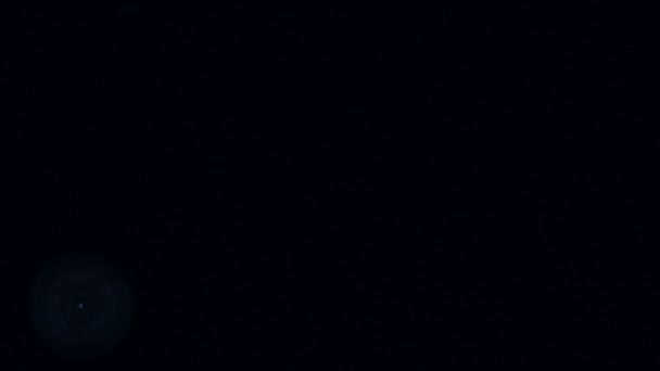 Animace Tyrkysových Blikajících Žárovek Led Stěně Animace Bezešvé Smyčky Koncepce — Stock video