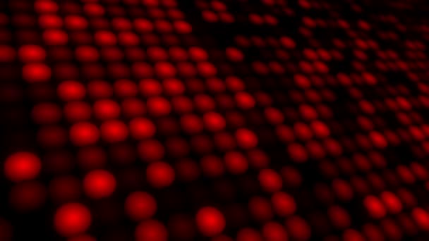 赤Led照明とプロジェクターからの点滅床の抽象的な背景 シームレスなループのアニメーション — ストック動画