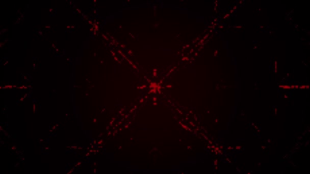 红闪烁点动画 无缝环路动画的技术背景 — 图库视频影像