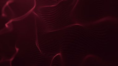 moving of digital waves, lined surface