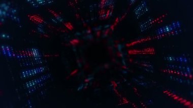 Özgeçmiş için soyut yüksek teknoloji görüntüleri, kusursuz döngünün animasyonu