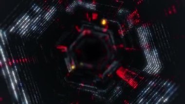 Özgeçmiş için soyut yüksek teknoloji görüntüleri, kusursuz döngü animasyonu 