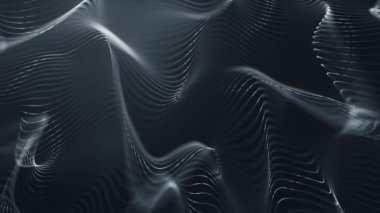 moving of digital waves, lined surface