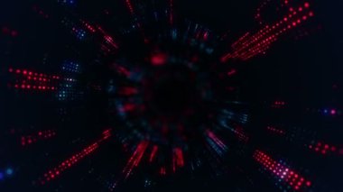 Özgeçmiş için soyut yüksek teknoloji görüntüleri, kusursuz döngünün animasyonu