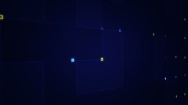 Özgeçmiş için soyut yüksek teknoloji görüntüleri, kusursuz döngünün animasyonu