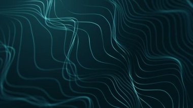 Yuvarlak dikdörtgenlerin, dairelerin ve çizgilerin renkli arkaplan üzerinde ışık gölgesi veya neon parıltısı olan düz bir arkaplan ile soyut arkaplan. Kusursuz döngünün animasyonu