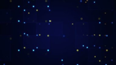 Özgeçmiş için soyut yüksek teknoloji görüntüleri, kusursuz döngünün animasyonu