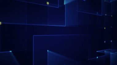 Özgeçmiş için soyut yüksek teknoloji görüntüleri, kusursuz döngünün animasyonu