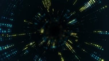 Özgeçmiş için soyut yüksek teknoloji görüntüleri, kusursuz döngünün animasyonu