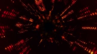 Özgeçmiş için soyut yüksek teknoloji görüntüleri, kusursuz döngünün animasyonu