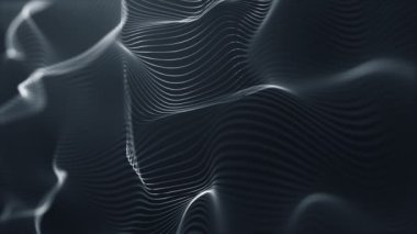 moving of digital waves, lined surface
