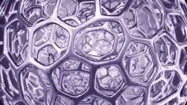 Soyut atom bağlantılarının görüntüleri, kusursuz döngünün animasyonu