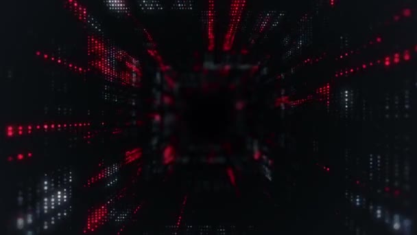 Abstract Tech Footage Background Seamless Loop Animation — 비디오