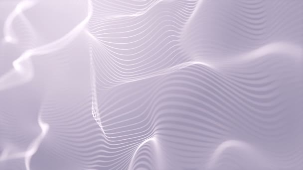数字波的运动 内衬表面 — 图库视频影像