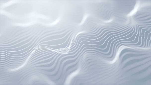 数字波的运动 内衬表面 — 图库视频影像