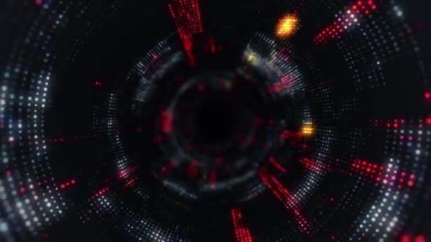 Abstract Tech Footage Background Seamless Loop Animation — 비디오