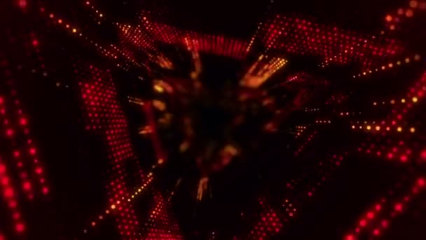 séquences abstraites de haute technologie pour l'arrière-plan, animation de boucle transparente 