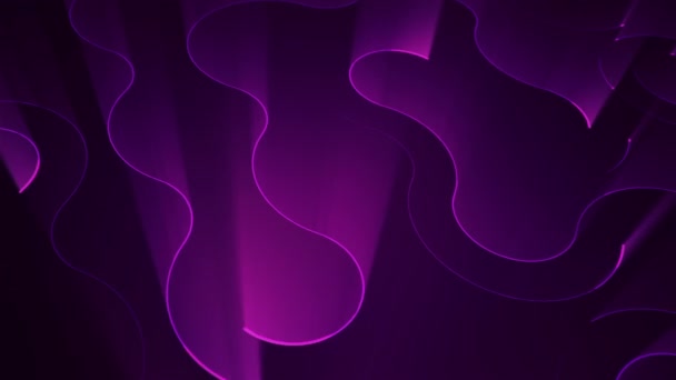 回路電気信号粒子と紫外光縞のアニメーションによる技術的背景 シームレスループのアニメーション — ストック動画