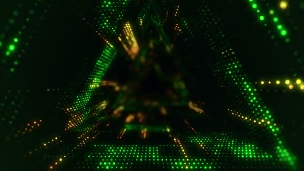 séquences abstraites de haute technologie pour l'arrière-plan, animation de boucle transparente 