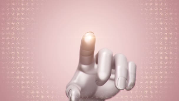 Digital Hand Clicking Touch Screen — 비디오