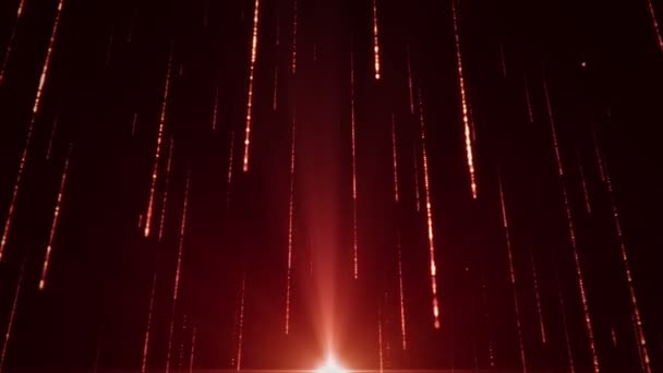 séquences abstraites de haute technologie de particules tombantes pour l'arrière-plan, animation de boucle transparente 