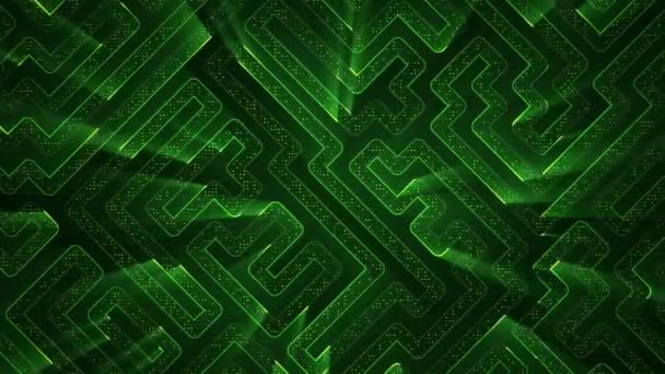 séquences abstraites de haute technologie pour l'arrière-plan, animation de boucle transparente 