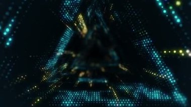 Özgeçmiş için soyut yüksek teknoloji görüntüleri, kusursuz döngünün animasyonu