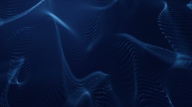 moving of digital waves, lined surface